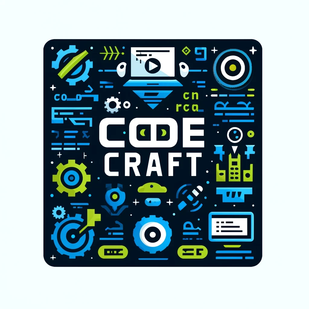 DALL·E 2024-06-01 20.56.15 - A modern computer club logo with a focus on programming elements. Incorporate code snippets, gears, and computer icons to create a sense of technology